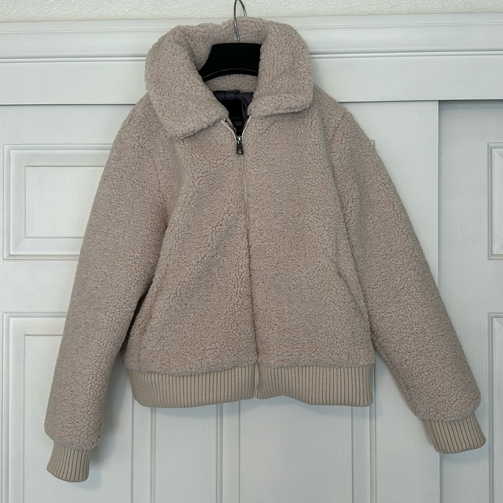 Banana Republic Cream Sherpa Jacket